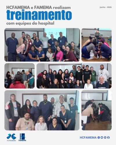 HCFAMEMA e FAMEMA realizam treinamento com equipe do hospital